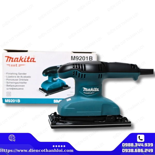 MÁY CHÀ NHÁM RUNG CHỮ NHẬT M9201B