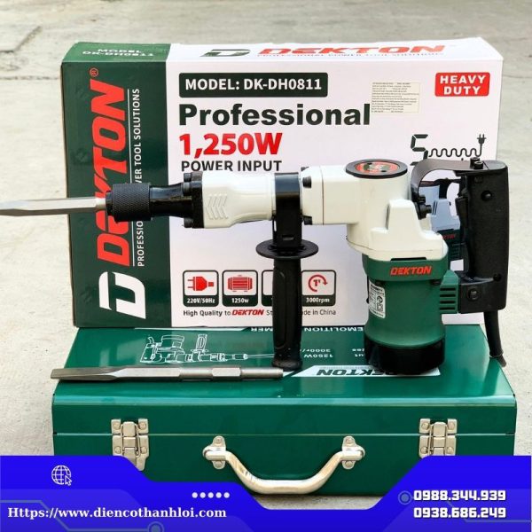 MÁY ĐỤC BÊ TÔNG DEKTON DK-DH0810