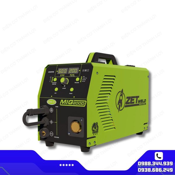 MÁY HÀN ĐIỆN TỬ ZETWELD MIG 200D