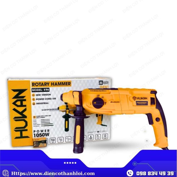 MÁY KHOAN BÊ TÔNG 3 CHỨC NĂNG HUKAN K96