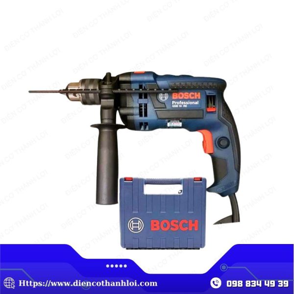 MÁY KHOAN ĐỘNG LỰC BOSCH GSB 16RE ( VALY NHỰA )