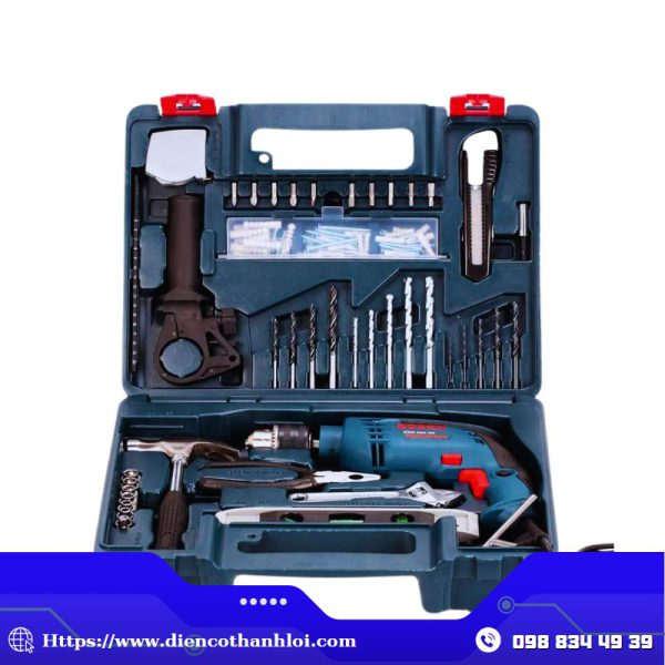 MÁY KHOAN ĐỘNG LỰC BOSCH GSB 550 SET 100 PHỤ KIỆN