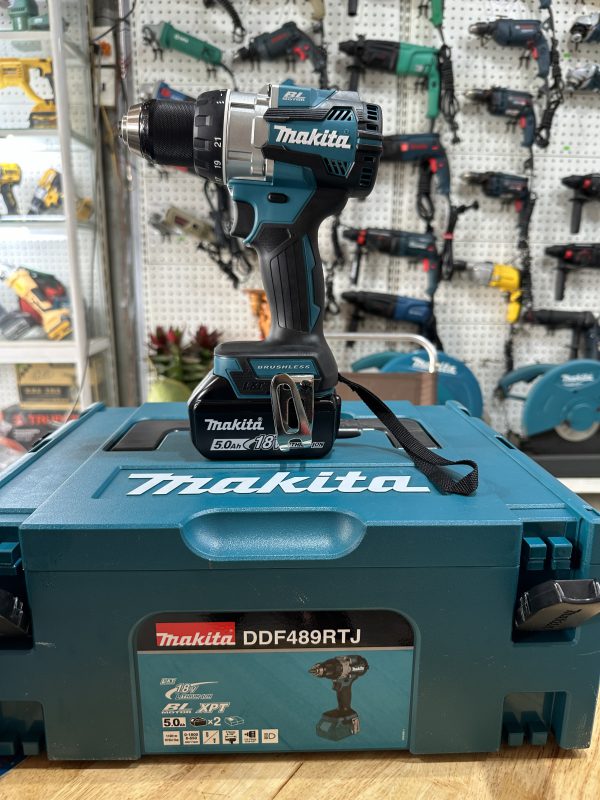 Máy khoan dùng pin 18V Makita DDF489RTJ