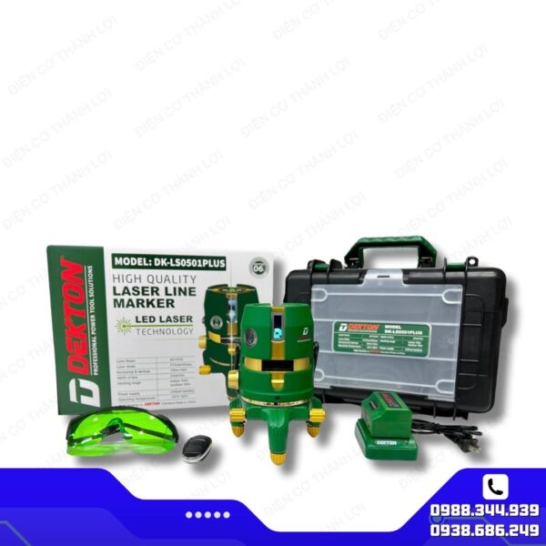 MÁY CÂN BẰNG LASER 5 TIA XANH DEKTON DK-LS0501 PLUS - Ảnh 2