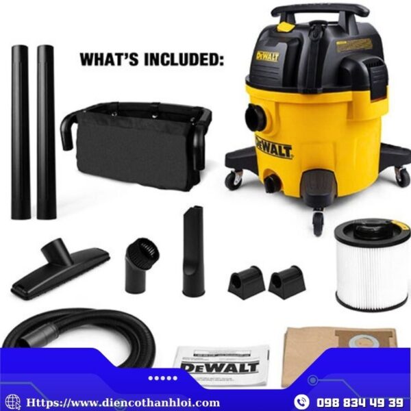 MÁY HÚT BỤI 3 CHỨC NĂNG DEWALT DXV34P - Hình ảnh 3