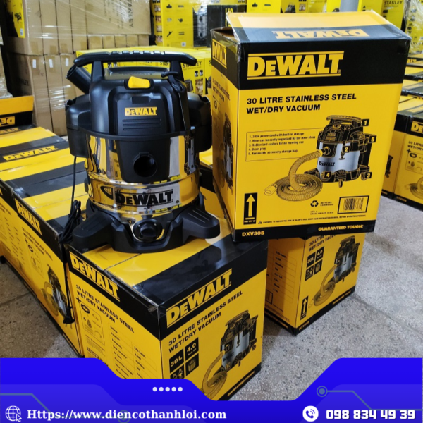 MÁY HÚT BỤI 3 CHỨC NĂNG DEWALT DXV30S - Hình ảnh 3