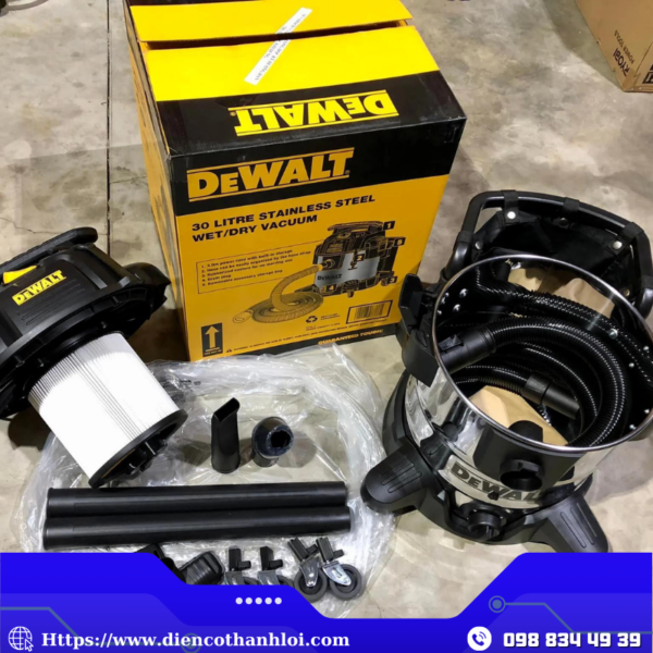 MÁY HÚT BỤI 3 CHỨC NĂNG DEWALT DXV30S - Hình ảnh 2
