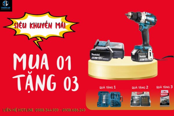 Máy khoan dùng pin 18V Makita DDF489RTJ - Hình ảnh 4