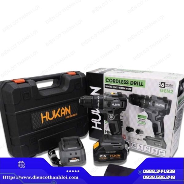 MÁY KHOAN BÊ TÔNG PIN HUKAN HM21 G2MK1065P - Hình ảnh 2