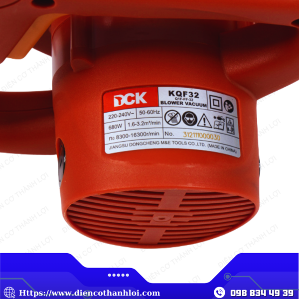 MÁY THỔI BỤI DCK KQF32 - Hình ảnh 3