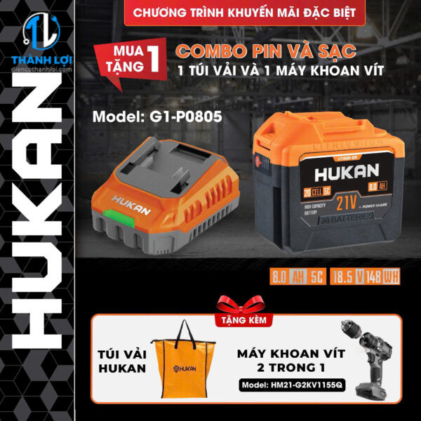 MÁY KHOAN PIN HUKAN HM21-G2KV1155Q