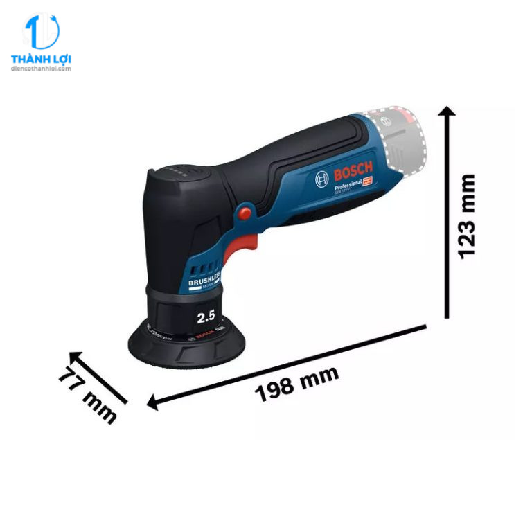 MÁY CHÀ NHÁM DÙNG PIN BOSCH GEX 12V-77