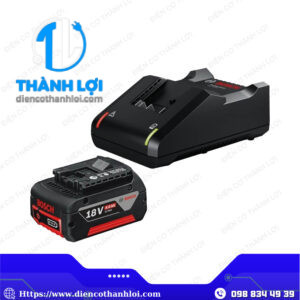 BỘ SẠC PIN BOSCH GAL 18V-40 VÀ 1 PIN GBA 4.0AH