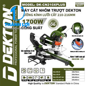 MÁY CẮT NHÔM TRƯỢT DEKTON DK-CN210XPLUS