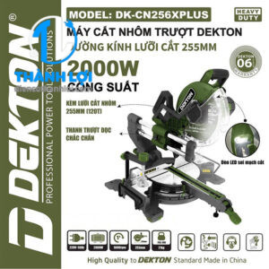 MÁY CẮT NHÔM TRƯỢT DEKTON DK-CN256XPLUS
