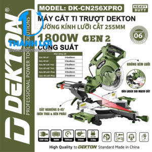 MÁY CẮT NHÔM TRƯỢT DEKTON DK-CN256XPRO