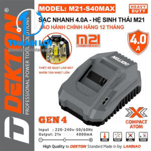 SẠC PIN DEKTON M21-S40MAX