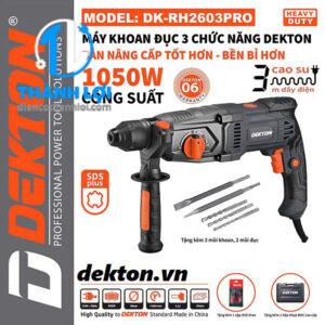MÁY KHOAN BÊ TÔNG DEKTON DK-RH2603PRO