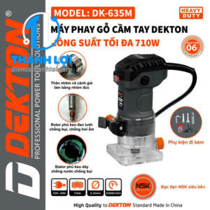 MÁY PHAY GỖ DEKTON DK-635M